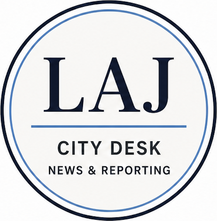 LAJ city desk Logo